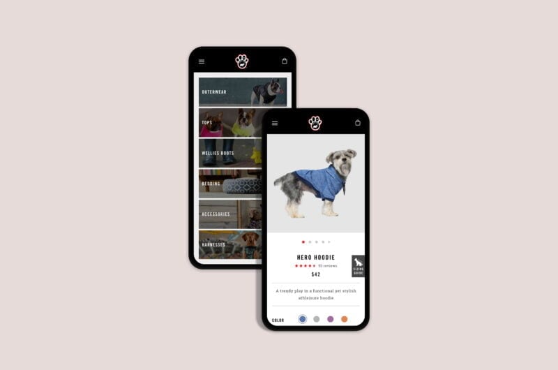 Canada Pooch Return Website on Mobile Devices