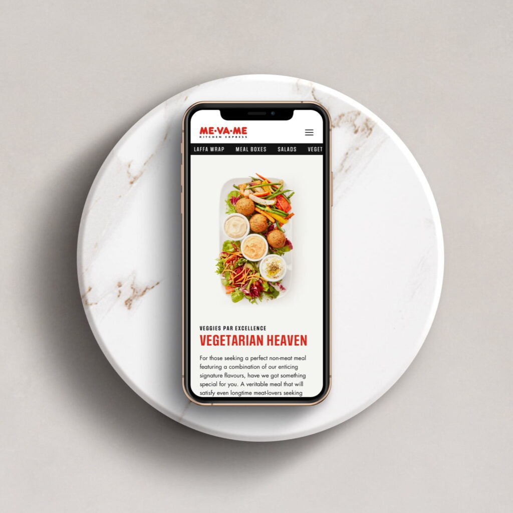 Me Va Me Case Website on Mobile