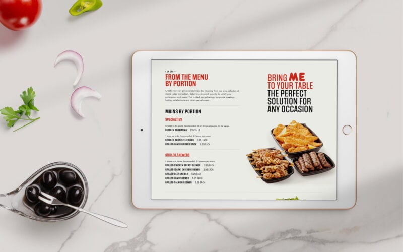 Me Va Me Website on Tablet